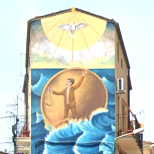 Murales di Felice Balsamello a Gangi