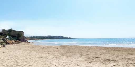 San Giorgio Beach in Sciacca