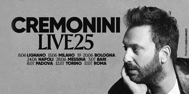 Cesare Cremonini a Messina