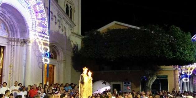 Feast of the Madonna del Carmelo in Santa Teresa di Riva