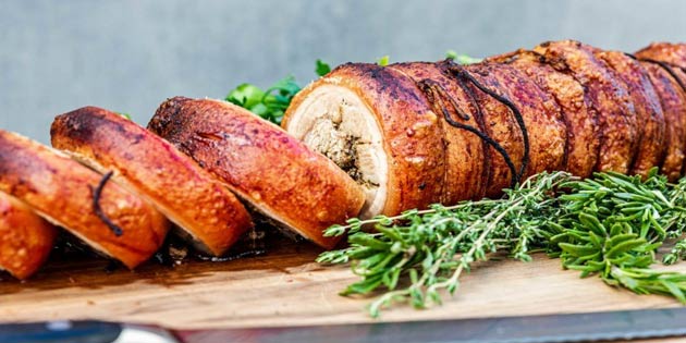 Sagra Arancina, Ricotta calda e Porchetta a Noto