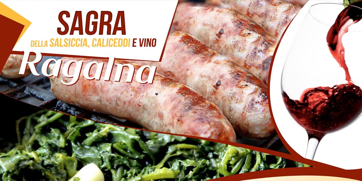 Sausage, Caliceddi and Wine Festival in Ragalna